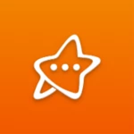 stars messenger kids safe chat android application logo